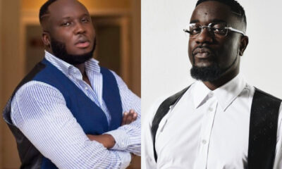Kaywa and Sarkodie pictured in a studio session
