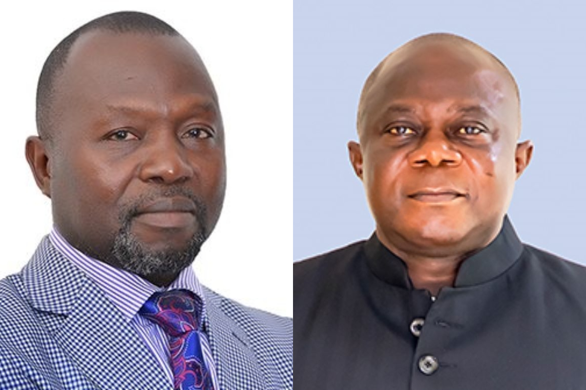Attorney-General Dr Ayine and Dr Kwabena Duffuor during legal proceedings