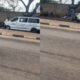 Trotro driver in Kumasi speeds off with MTTD officer clinging to the bonnet during an attempted arrest, caught on viral video.