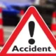 Damaged truck after brake failure at Koforidua Agavenya crash scene