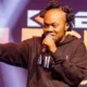 Daddy Lumba performing on stage during a highlife concert