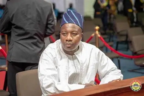 Mahama Ayariga speaking in Parliament on the Bawku conflict
