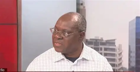 Dr Arthur Kennedy speaking about Ablekuma rerun on JoyNews