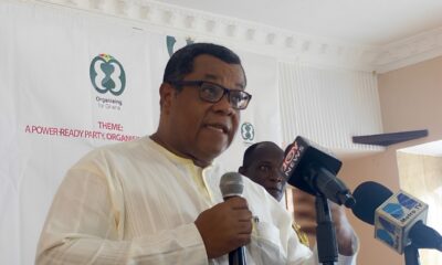 Goosie Tanoh discussing Grow24 agricultural reforms on Joy FM.