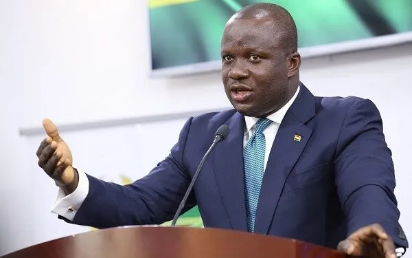 Samuel Jinapor addressing the media on Ghana’s abstention from LGBTQ vote at the UN Human Rights Council.