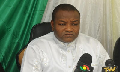 Dr. Hassan Ayariga addressing the press over alleged plan to create an Igbo kingdom in Ghana