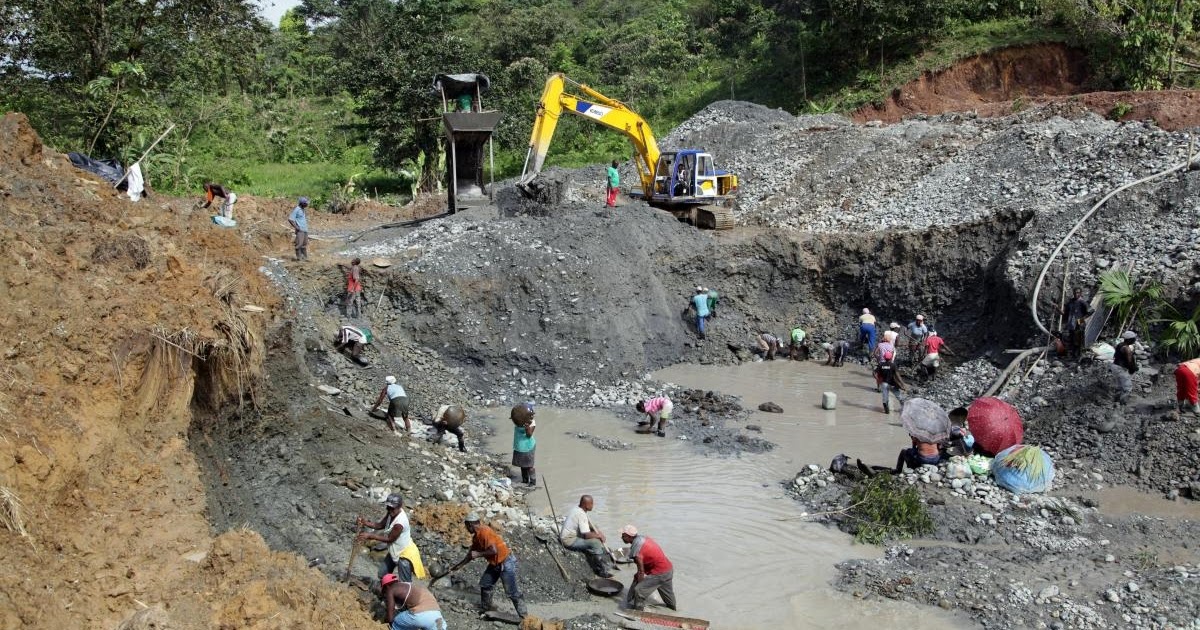 NAIMOS task force seizing heavy-duty mining equipment in Bole/Bamboi