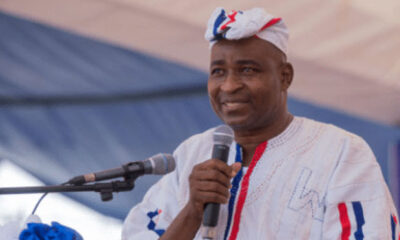 Ashanti NPP Chairman addressing the media