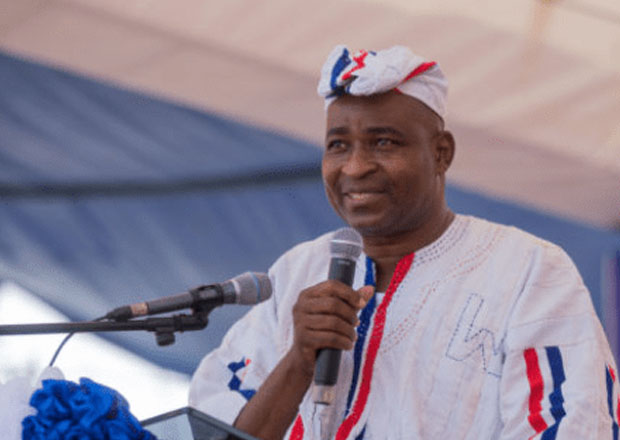 Ashanti NPP Chairman addressing the media