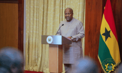 President Mahama meeting Mamprugu delegation at Jubilee House