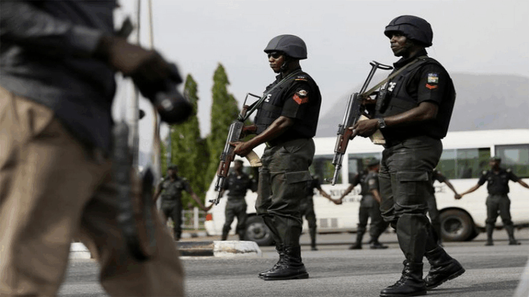 Security tape outside Ghana Ambassador’s residence in Abuja after burglary