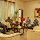 President John Mahama with Singapore officials during his State Visit