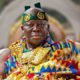Asantehene Otumfuo Osei Tutu II addressing political leaders on aviation safety