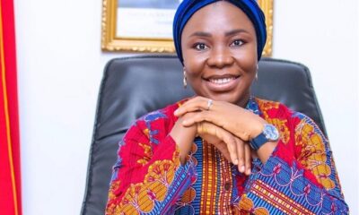 Fatimatu Abubakr addressing the media, criticising the NDC for failing to fulfil campaign promises and claiming Ghanaians have been scammed within eight months in power.