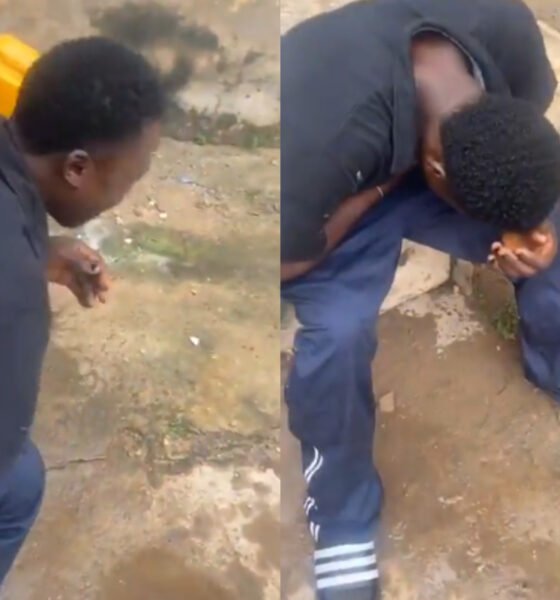 Young man crying after breakup with Selina captured in viral video