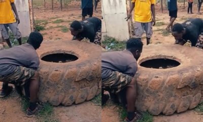 Suspected cow thieves punished with tractor tire in viral video