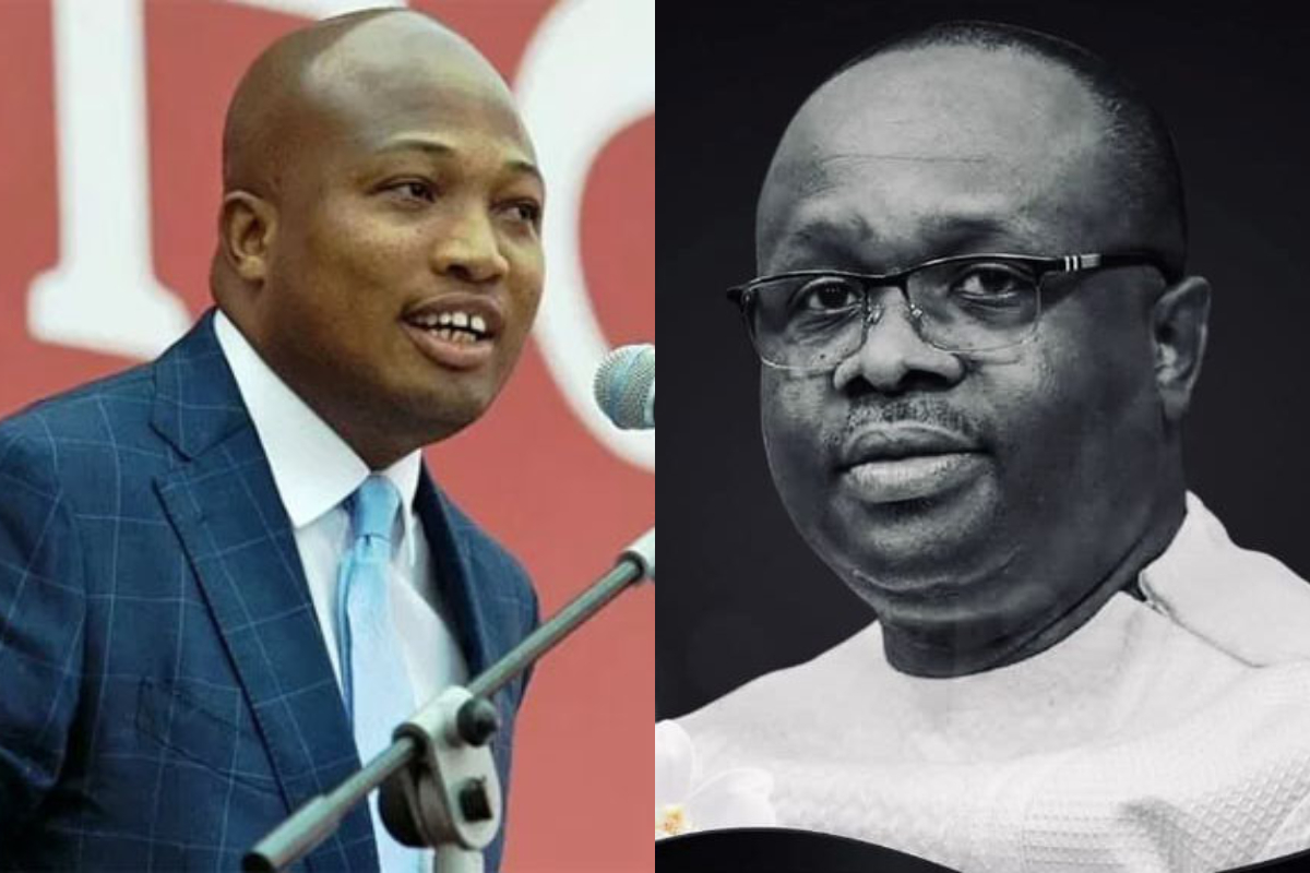 Samuel Okudzeto Ablakwa speaking about Dr Omane Boamah’s role in NDC health policies