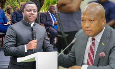 Rev John Ntim Fordjour addressing concerns over Ghana’s presidential jet, urging the resignation of Samuel Okudzeto Ablakwa and calling for the acquisition of a new aircraft for the President’s safety.