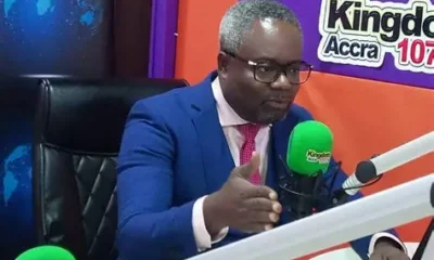 Kofi Akpaloo during press briefing on helicopter crash