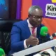 Kofi Akpaloo during press briefing on helicopter crash