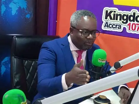 Kofi Akpaloo during press briefing on helicopter crash