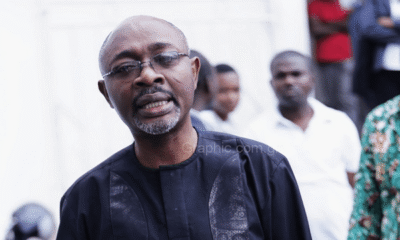 Alfred Woyome addressing media on Ghana helicopter crash