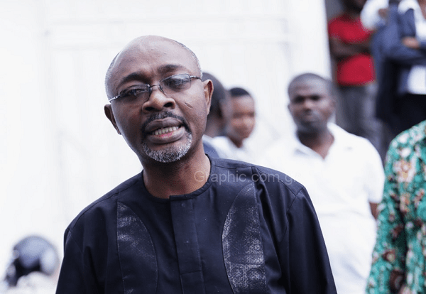 Alfred Woyome addressing media on Ghana helicopter crash