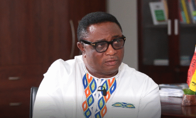 Elvis Afriyie Ankrah addressing the media on guidelines for handling sensitive prophecies in Ghana