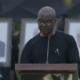 Ghana Armed Forces paying tribute to Squadron Leader Peter Bafemi Anala after helicopter crash