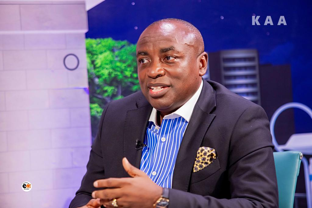 NPP presidential hopeful Kwabena Agyepong speaking on Joy News about reforms to Ghana’s land tenure system.