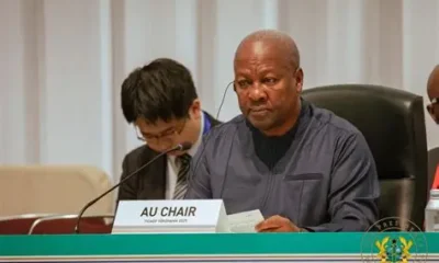 President John Mahama speaking at TICAD 9 in Yokohama, Japan
