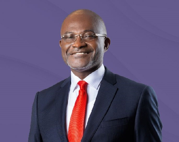Kennedy Agyapong addressing supporters ahead of the NPP 2026 presidential primaries.
