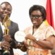 Health Minister Kwabena Mintah Akandoh presents GHC 50k award to oncology nurse Naomi Ohene-Oti for global nursing recognition