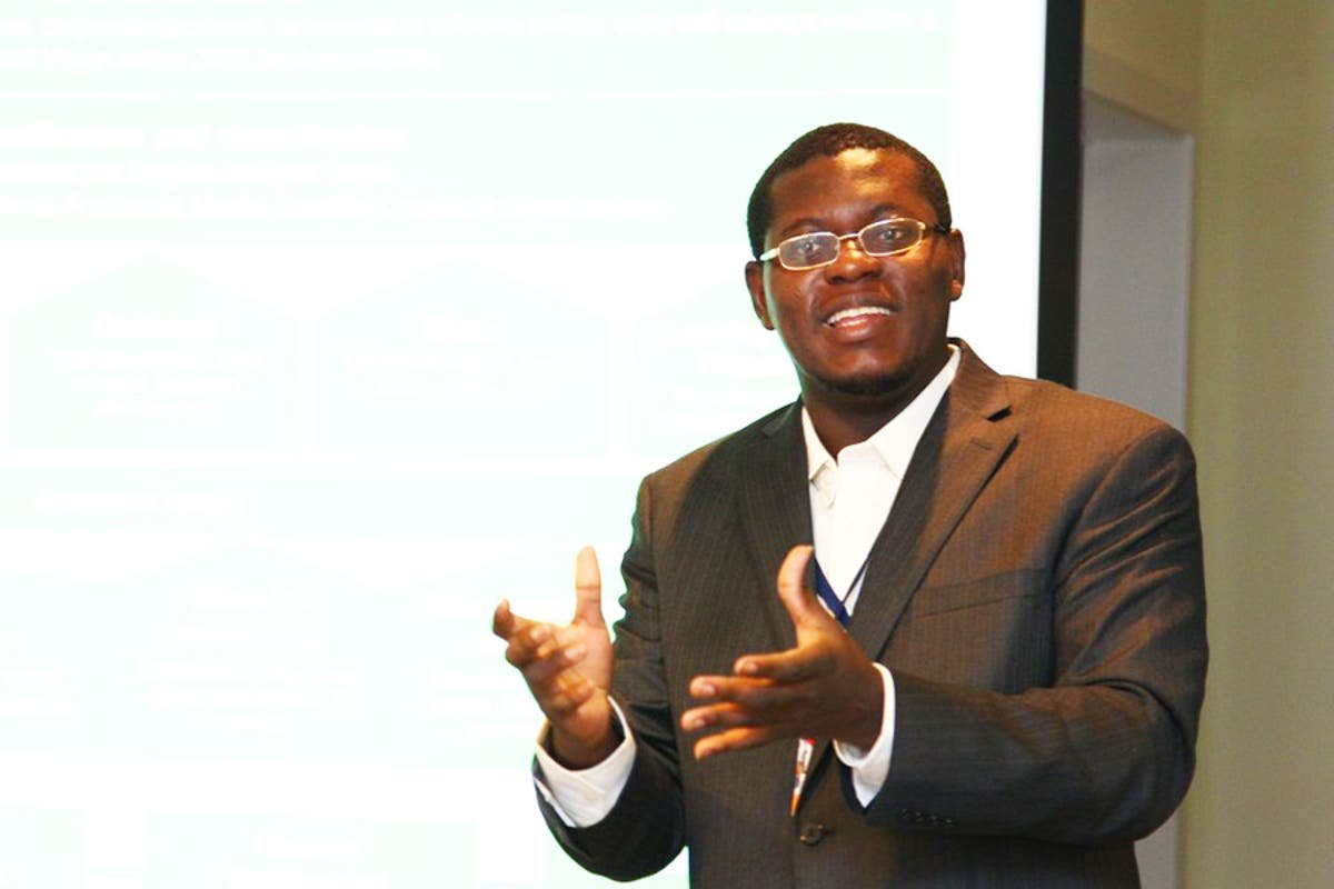 Bright Simons speaking during JoyNews’s Newsfile programme