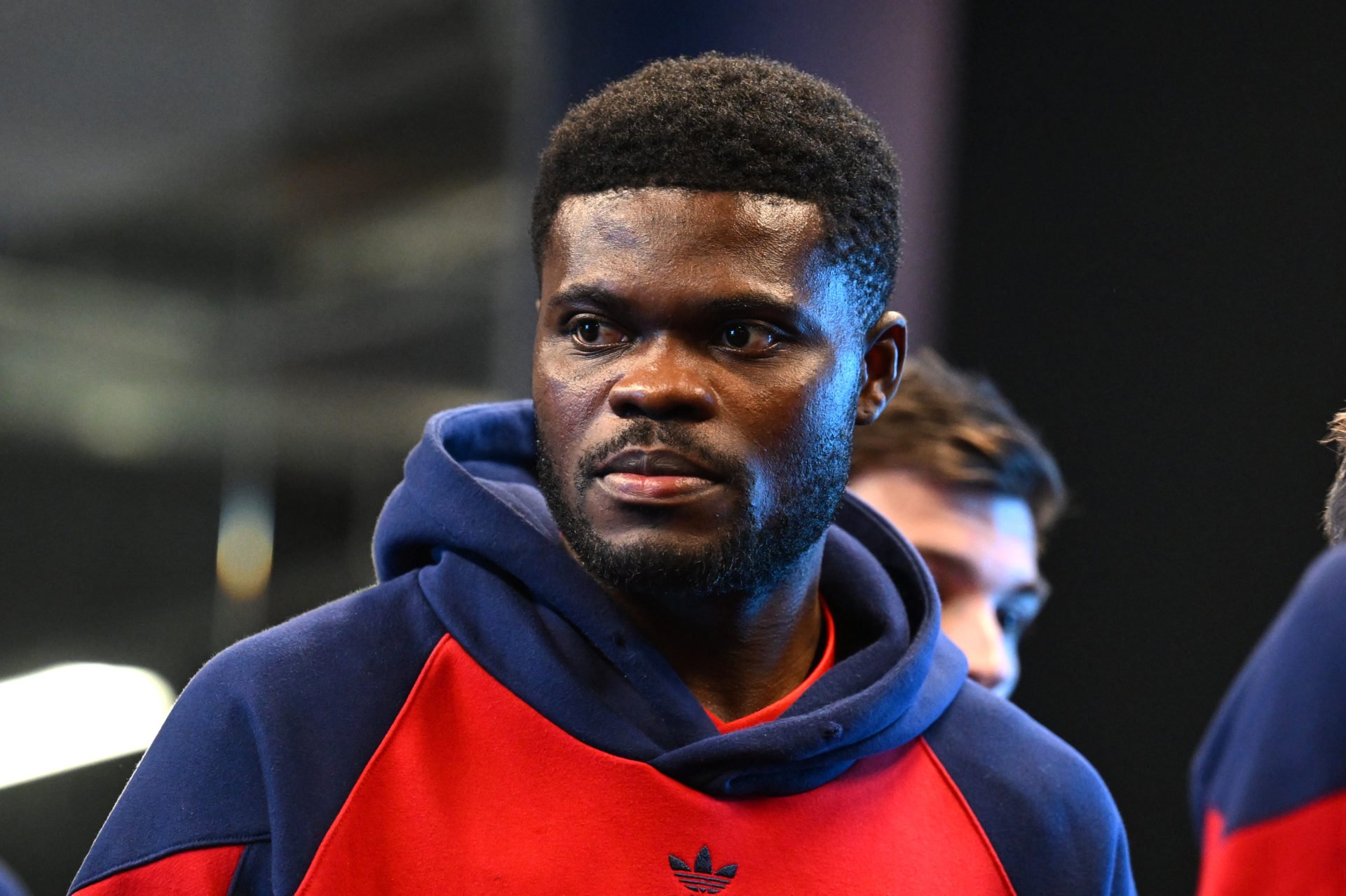 Thomas Partey training with Villarreal ahead of Champions League clash with Tottenham.