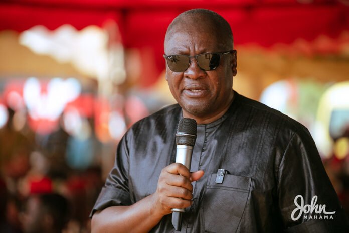 President Mahama delivers tribute to late Asantehemaa Nana Konadu Yiadom III during national mourning.