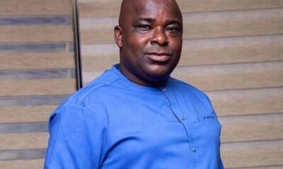 NPP MP Michael Okyere Baafi addressing the media, declaring he will resign if the party loses the upcoming Akwatia by-election.