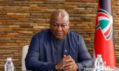 President Mahama addressing the inauguration of the National Lands Commission in Accra