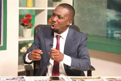Dennis Miracle Aboagye speaking out against violence in the Akwatia by-election