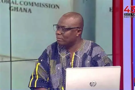 Global Info Analytics Executive Director Mussa Dankwah speaking during Citi Breakfast Show interview about successful Akwatia by-election prediction.