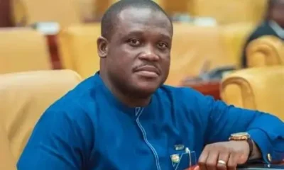 Ghana’s Communications Minister Samuel George addressing the media on the MultiChoice DStv subscription dispute.