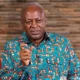 President John Mahama addressing media on US tariffs and AGOA.