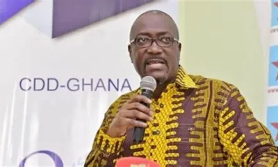 Professor H. Kwasi Prempeh speaking at CDD-Ghana forum on democracy.
