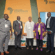 Ghana’s Agriculture Minister Eric Opoku addressing investors at the 2025 Africa Food Systems Forum in Dakar.