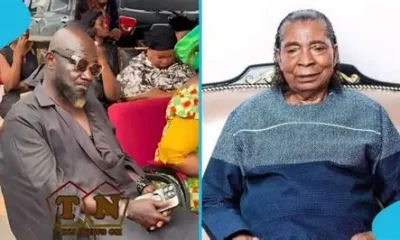 Osebo the Zaraman consoles the family of Apostle Kwadwo Safo at his residence