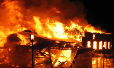 A dawn fire at Tabora Number 4 destroyed several properties, including shops and a house. Firefighters acted swiftly to control the blaze.