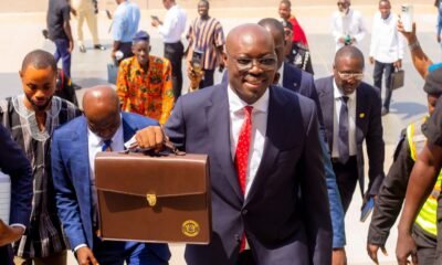 Finance Minister Dr Ato Forson presenting the 2026 Budget to Parliament