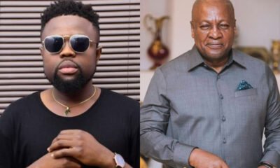 Ghanaian musician Nero X speaking passionately about President John Dramani Mahama during an interview.