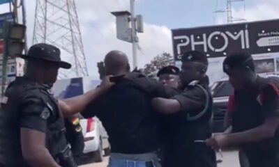Police arrest four men posing as National Security operatives for disrupting a demolition exercise in Ayawaso West.
