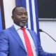 Attorney General Dr Dominic Ayine addressing a press briefing on asset freezing case